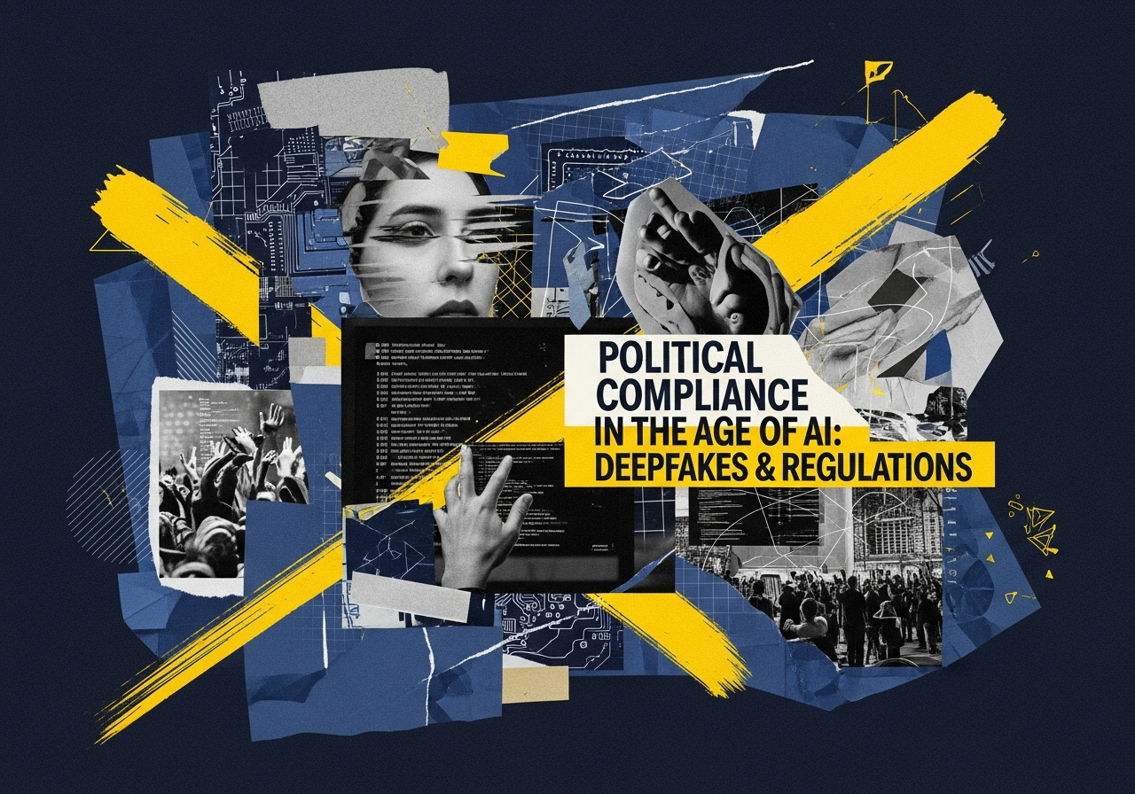 Political Compliance in the Age of AI Deepfakes & Regulations analysis screen