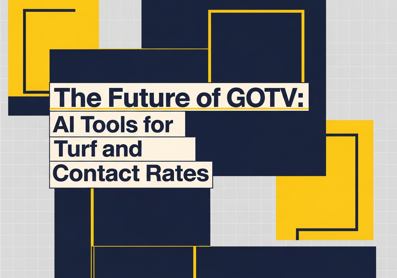 Democratic canvassers utilizing AI tools for turf cutting on tablets