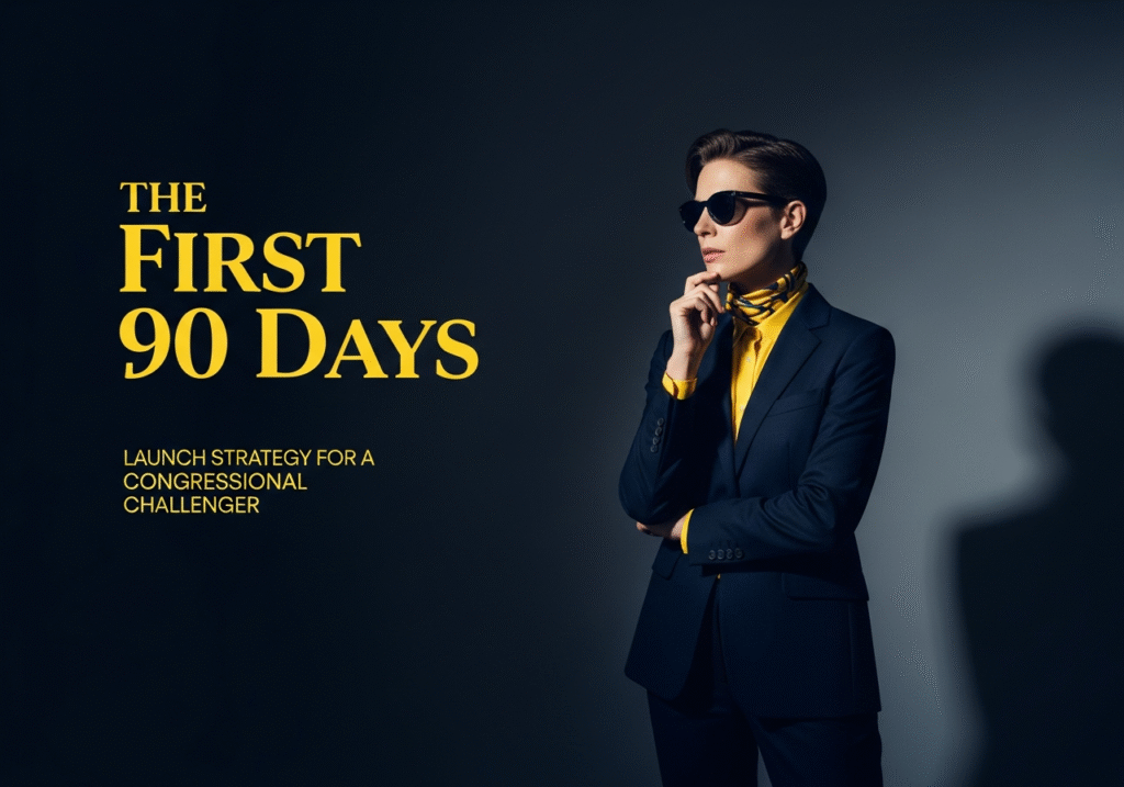 Democratic candidate planning The First 90 Days Launch Strategy for a Congressional Challenger