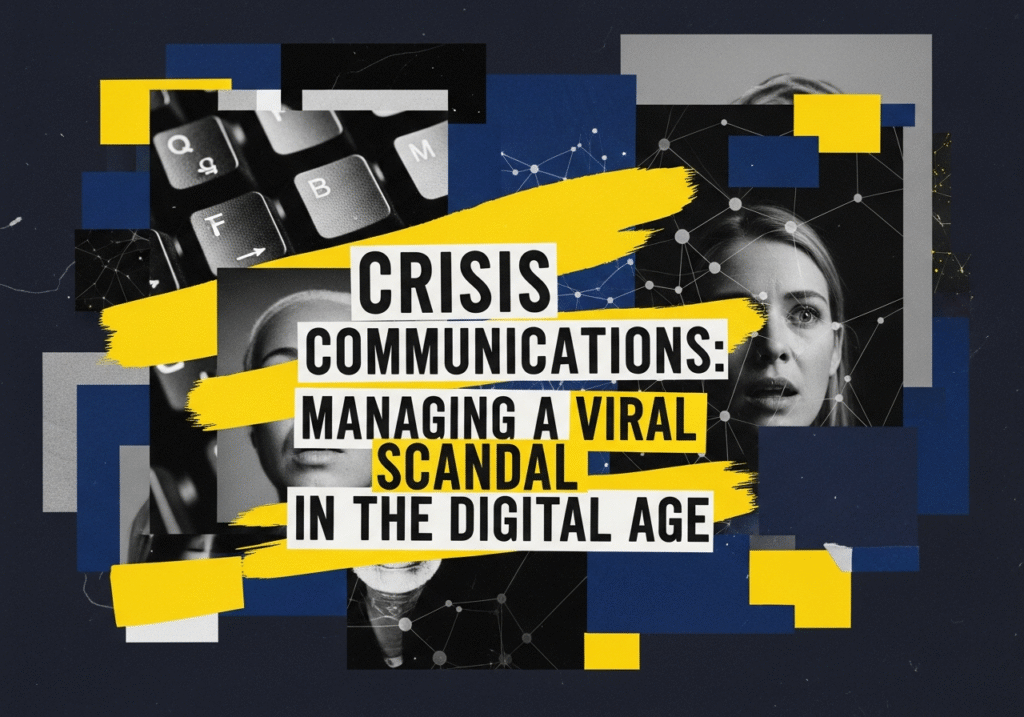 Democratic campaign team monitoring digital crisis communications