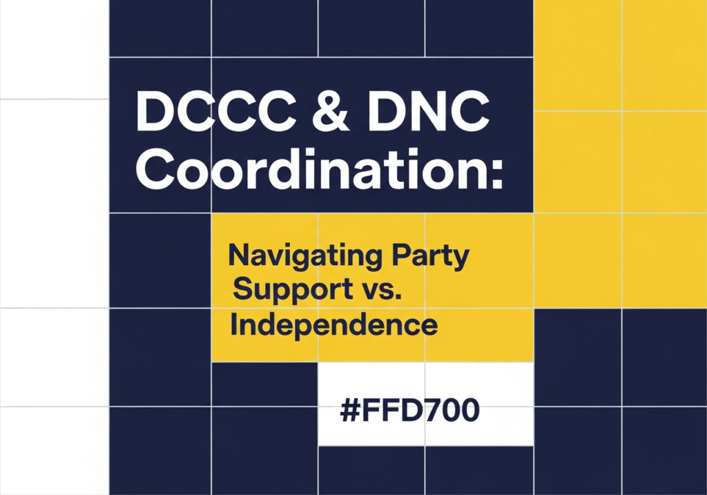 DCCC and DNC Coordination strategy planning for Democratic campaigns