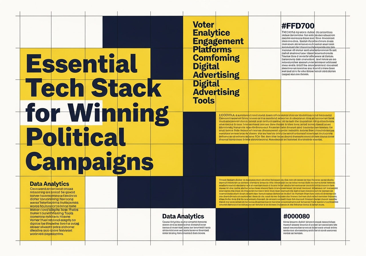 Dashboard showing voter data analytics and fundraising metrics for a democratic campaign