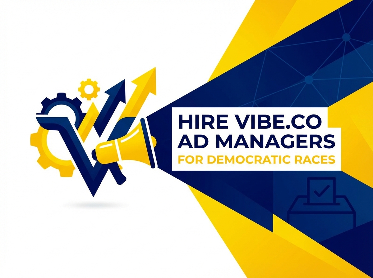 Dashboard view of Vibe.co CTV advertising platform for political campaigns