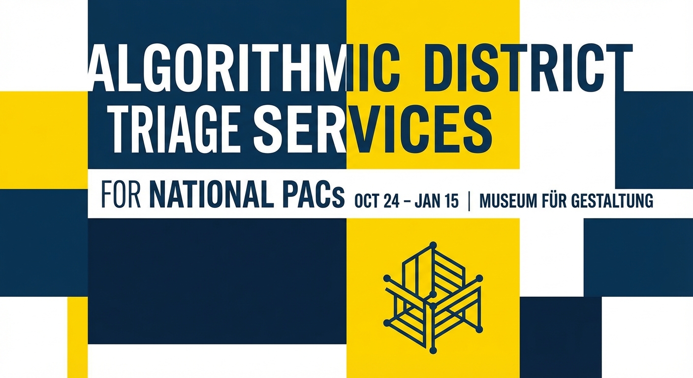 Digital map of US congressional districts with data overlays for Democratic strategy