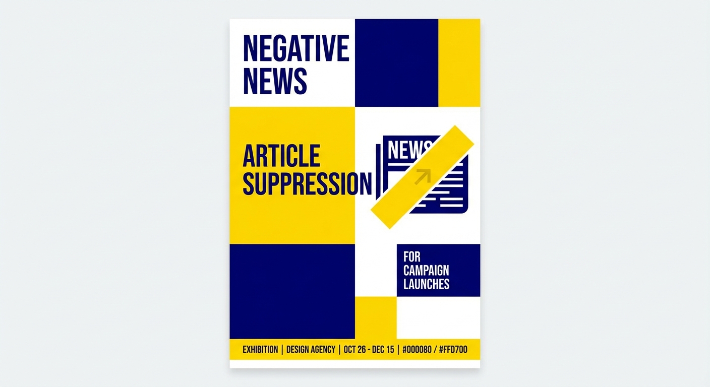 Democratic campaign manager analyzing search results for negative news article suppression strategies