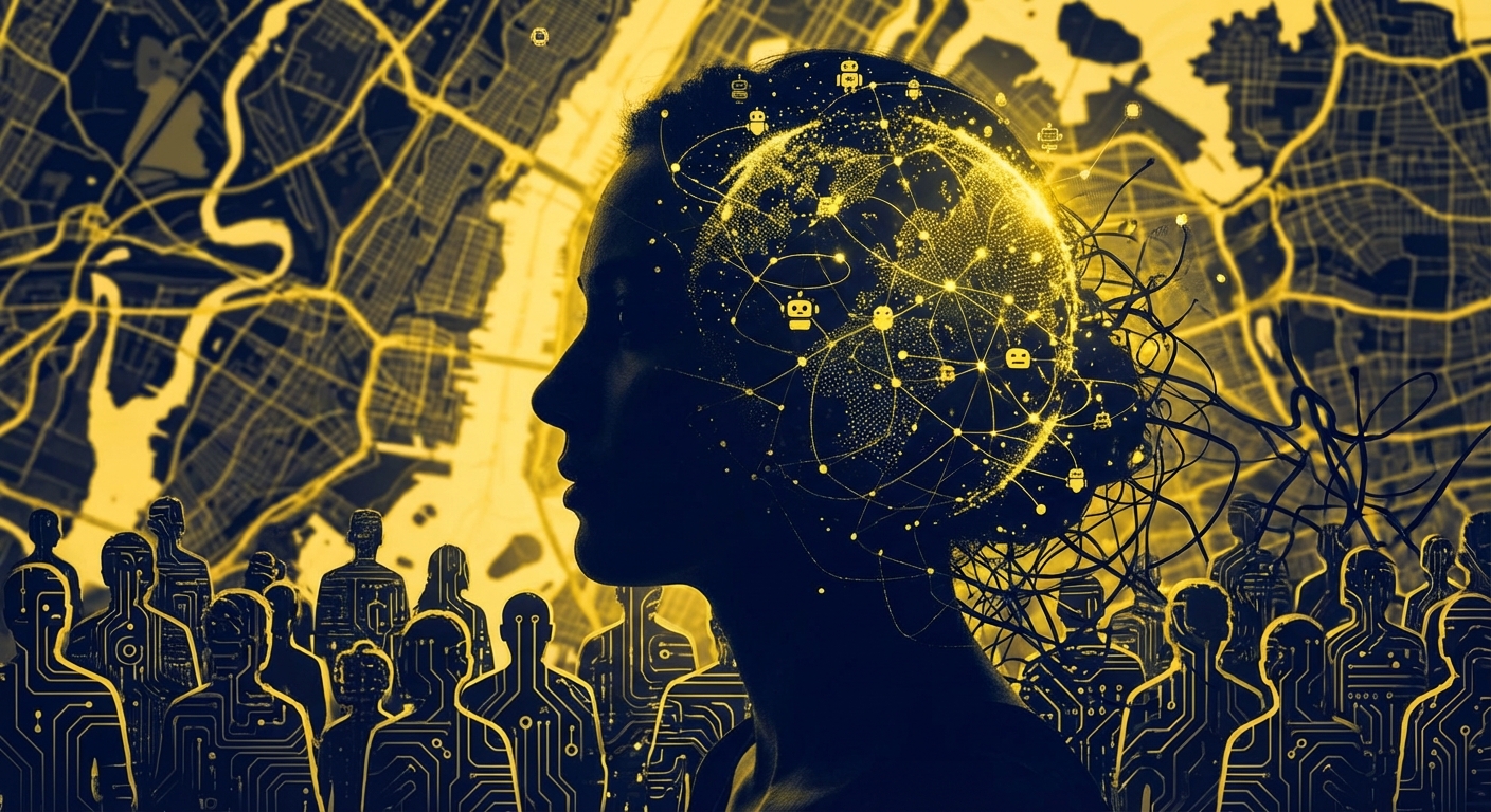 Democratic campaign staff analyzing data on screens to counter autonomous AI agents in 2026