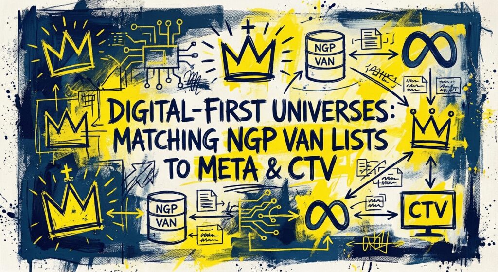 Campaign manager analyzing digital match rates on a tablet