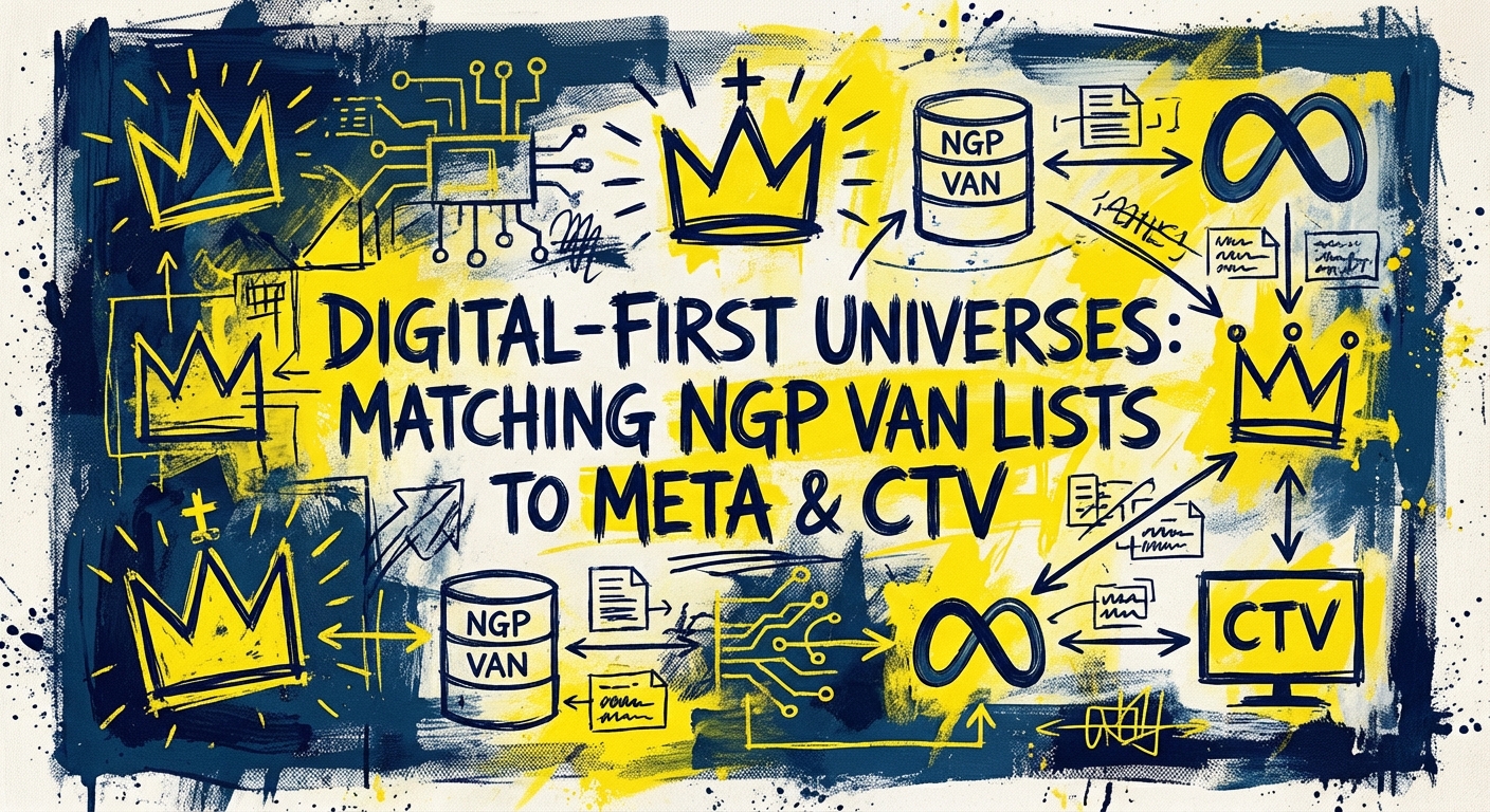 Campaign manager analyzing digital match rates on a tablet