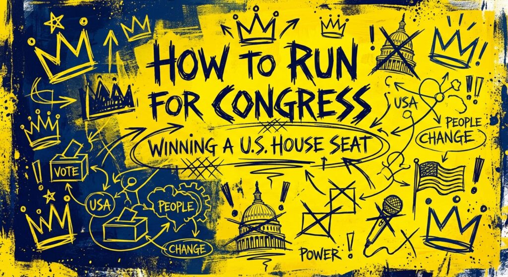 Democratic candidate reviewing voter data map for US House race