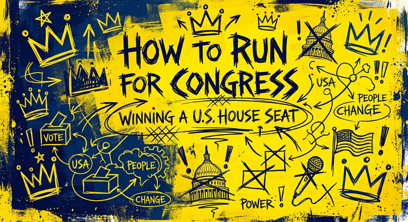 Democratic candidate reviewing voter data map for US House race