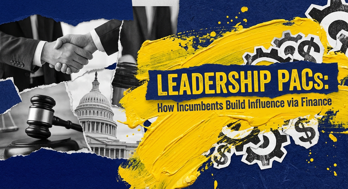 Democratic candidate reviewing leadership PAC finance strategy and donor data