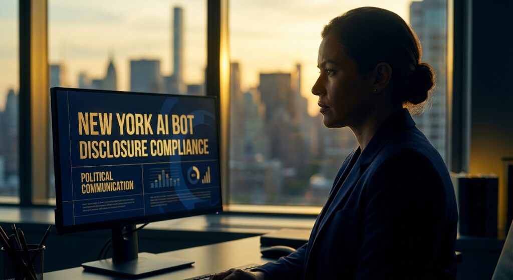 New York AI Bot Disclosure Compliance political campaign strategy guide