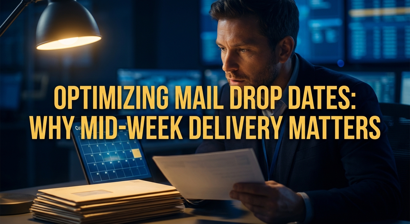 USPS mail carrier delivering political mail mid-week