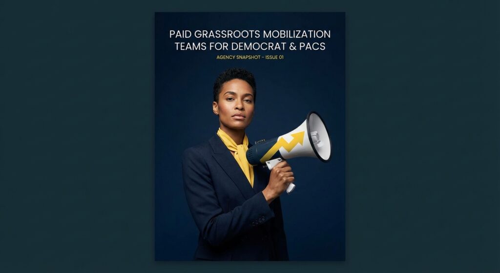Paid canvassers using tablets with NGP VAN integration for Democratic voter outreach