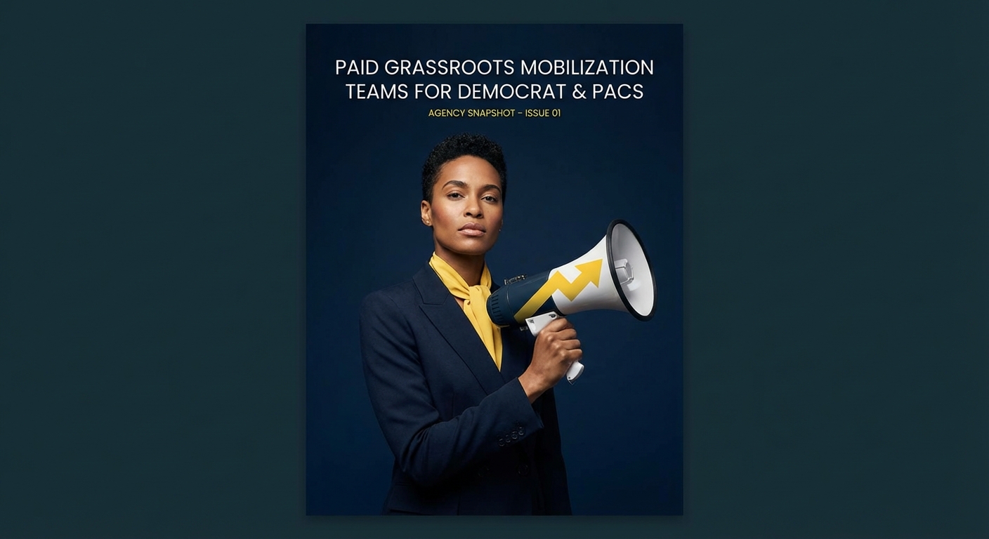 Paid canvassers using tablets with NGP VAN integration for Democratic voter outreach