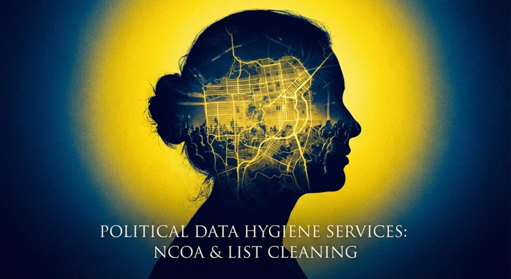 Political Data Hygiene Services NCOA List Cleaning dashboard