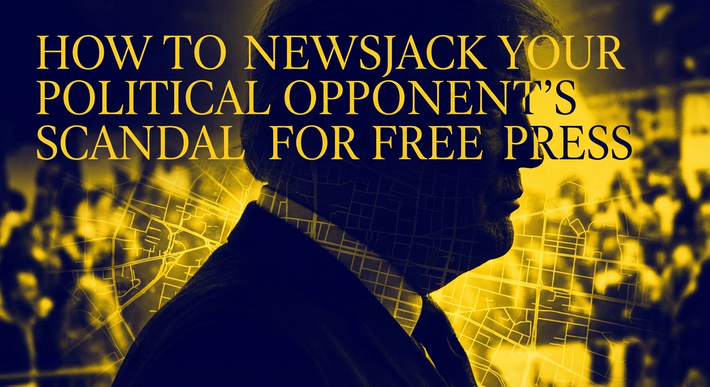 Democrat campaign manager monitoring breaking news for rapid response strategy