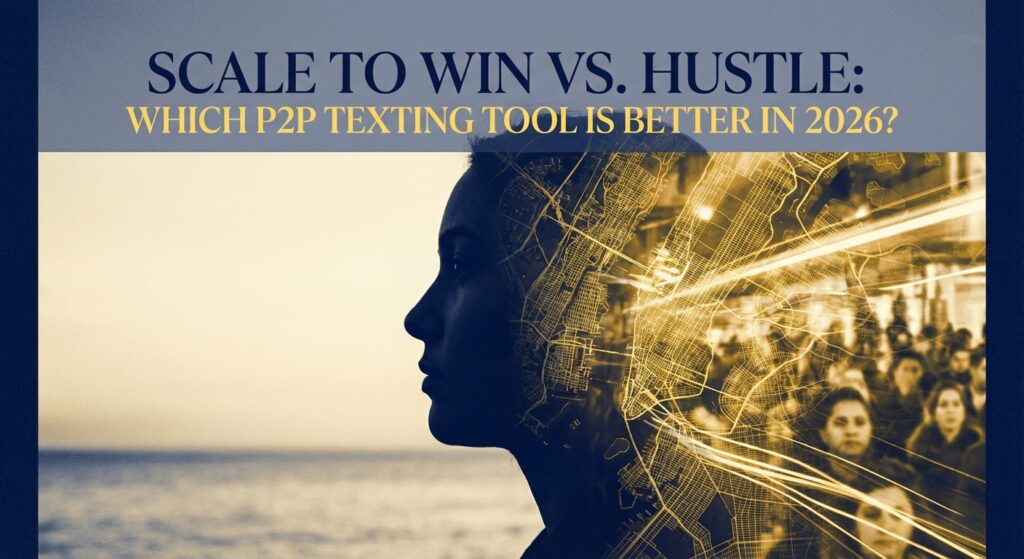 Comparison of Scale to Win and Hustle texting interfaces for democratic campaigns