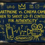 Smartphone vs. Cinema Camera: When to Shoot Lo-Fi Content for Authenticity