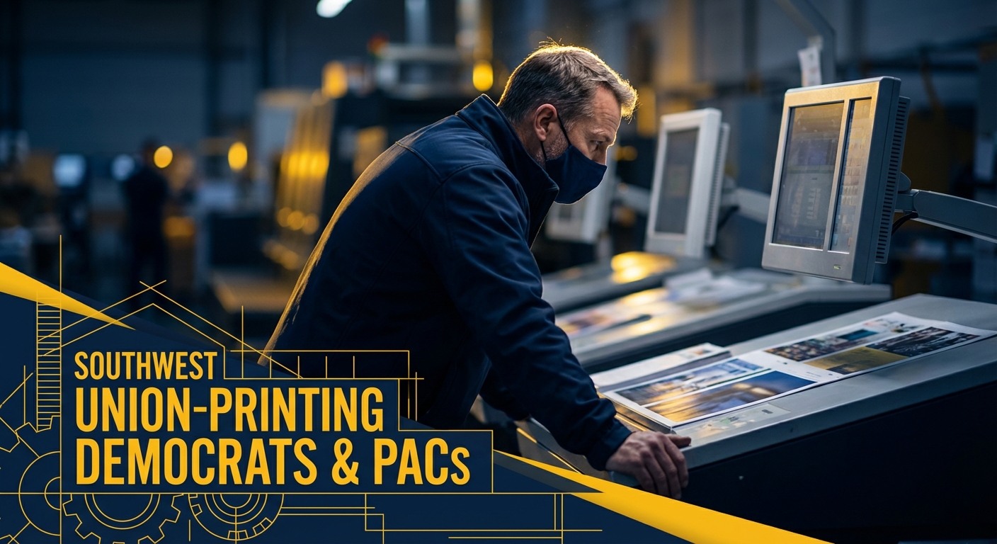 Southwest Union-Printing Democrats & PACs mail pallets ready for distribution